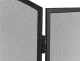 Kaminer PK013 Fireplace Screen, Black, 118 x 76 cm