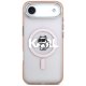 Karl Lagerfeld IML Choupette Sketch Logo MagSafe vāciņš iPhone 17 Air, Rozā