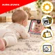 Kruzzel Foldable Baby Sensory Book with Mirror and Teether 0+
