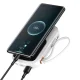 Baseus Qpow Pro 20000mAh Power Bank with Lightning Cable 20W White