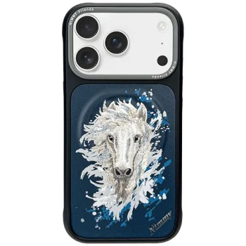 Nimmy Horse MagSafe Phone Case Cover iPhone 17 Pro - Premium Navy Blue Cover