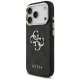 Guess 4G Big 4G Classic Logo Case for iPhone 17 Pro, Black/Gold