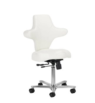 Adjustable Hairdresser, Cosmetologist, Podiatrist and Masseur Chair Azzurro Special 152, White