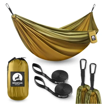 Mountain Goat 2-Person Camping Hammock, Military Green