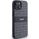 DKNY iPhone 15 Plus / 14 Plus Case Mono Stripe & Metal Logo, Black