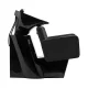 Hairdressing Wash Unit Gabbiano Bilbao, Black