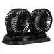 Xtrobb 00023222 Dual Car Fan 12V, Black