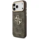 Guess 4G case for iPhone 18 Pro Max / 17 Pro Max with big strap, brown