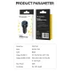 Wozinsky WDCCAC USB-C / USB-A 36W Car Charger - Black