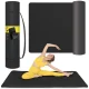 4Fizjo Large Exercise Mat TPE 200x125 cm, 2 cm, Black