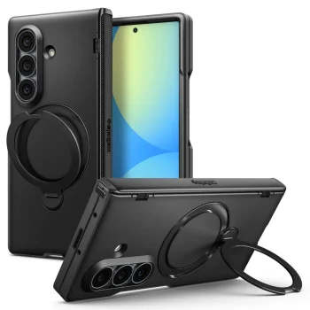 Spigen Slim Armor Pro S MagSafe dėklas telefonui Samsung Galaxy Z Fold 8 Ultra, juodas