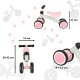 TRIKE FIX TINY Four-wheel Balance Running Bike for Kids, Pink