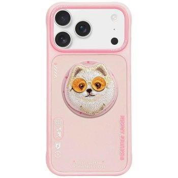 Nimmy Glasses Cool Dog MagSafe Phone Case Cover iPhone 17 Pro Max - Pink