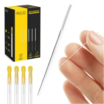 4FIZJO Acupuncture Needles with Guide Tube 100 pcs 0.3 x 100 mm
