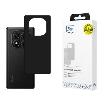 3mk Silicone Case for Xiaomi Redmi Note 14 Pro 5G Black