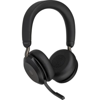 Jabra Evolve2 75 UC Bluetooth Headset, Black, USB-A