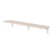 Maclean MC-129 WD Folding Shelf / Tabletop, 100x20cm, 50kg, Light Wood