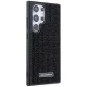 Samsung Galaxy S24 Ultra (SM-S928) Karl Lagerfeld Rhinestone Metal Logo Case Cover, Black