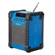 Denver WRB-60 Jobsite Radio with FM and Bluetooth, Blue/Black