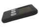 Magnetic Digital Kitchen Timer with Large LCD Display, Black