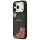 Guess 4G Flowers Print MagSafe Phone Case Cover iPhone 17 Pro Max - black