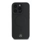 Apple iPhone 16 Pro Max 6.9\" Mercedes Smooth Leather MagSafe Case Cover, Black