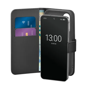 Puro Booklet Case for Samsung Galaxy S25, Black