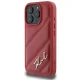 Karl Lagerfeld iPhone 16 Pro Case Quilted Signature, Red