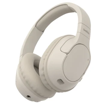Belkin Soundform Surround Wireless Over-Ear Headphones, Sand
