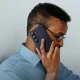 Dux Ducis Skin X2 Flip Case for Samsung Galaxy S23+, Wallet Stand, Blue