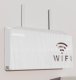 Wifi router shelf holder white