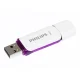 USB Flash Drive Philips Snow Edition 64 GB USB 2.0, White / Purple