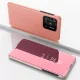 Clear View Case Flip Cover for Xiaomi Redmi 10C, Pink