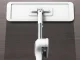 Flat Mop with Built-in Wringer 125cm, White