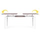 Extendable Garden Table 180-240 cm 12-Seater Steel HDPE MultiGarden, Beige
