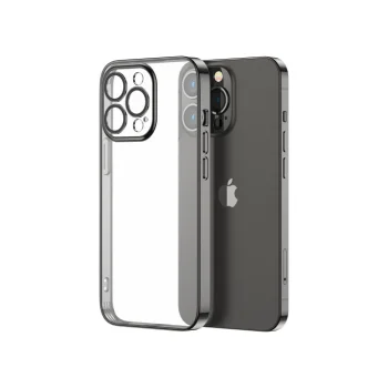 Joyroom 14Q Case for iPhone 14 Plus with Metallic Frame, Black (JR-14Q3)