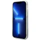 Guess Flower Liquid Glitter Case for iPhone 14, Blue
