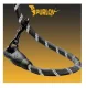 Purlov Reflective Dog Leash with Handle, 3m, Black
