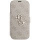 Guess iPhone 17 Pro Wallet Case Book 4G Metal Logo, Pink
