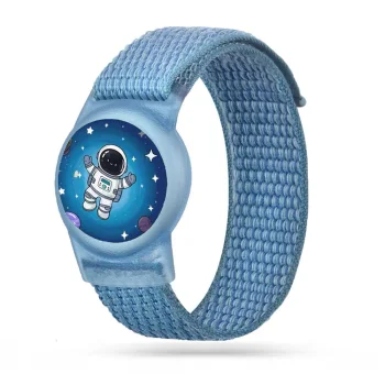 Tech-Protect Nylon Strap for Apple AirTag, Blue