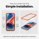 Tech-Protect Easy Set+ Tempered Glass Screen and Lens Protector for iPhone 18 Pro (2+1 Pack)