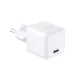 3mk Hyper Charger PD GaN 25W Wall Charger with USB-C Cable, White