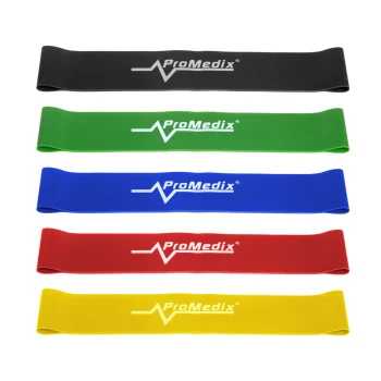 Promedix PR-700 Latex Resistance Bands Set, 5 pcs (50cm)