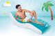 Inflatable lounge mattress/chair for swimming, Intex 56874, turquoise and white