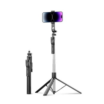Orico SPM190 Selfie Stick Tripod with 1/4" Mount & Bluetooth 5.2, Black