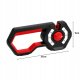 Multifunctional 6-in-1 Knife and Scissors Sharpener, Black/Red