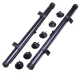 Universal Car Sunshade Roller Blinds (2 pcs), 40 cm, Black