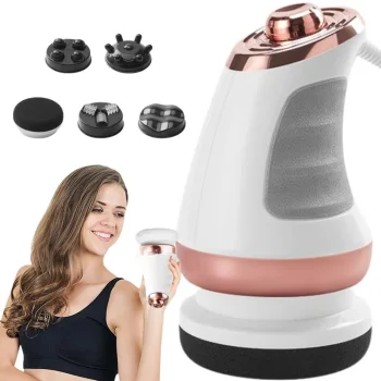 Body Massager for Slimming and Cellulite Reduction, 5 Attachments