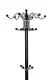Standing Coat Rack with 16 Hooks Metal Hall Tree for Entryway ModernHome 172 cm