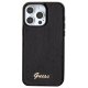 Guess iPhone 15 Pro Case Sequin Script Metal, Black